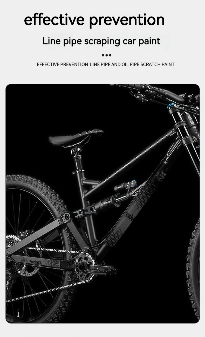 ENLEE Bicycle Frame Protection Sticker MTB Removable Bike Down Tube Anti-Scratch Sticker Tape Protector Cycling Accessories