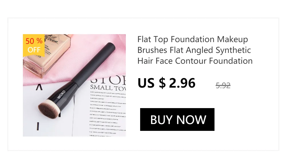 Small Crease Brush Mini Pointed Eyeshadow Blending Makeup Brush Fluffy Goat Hair / Horse Hair Precise Tapered Crease Makeup Tool