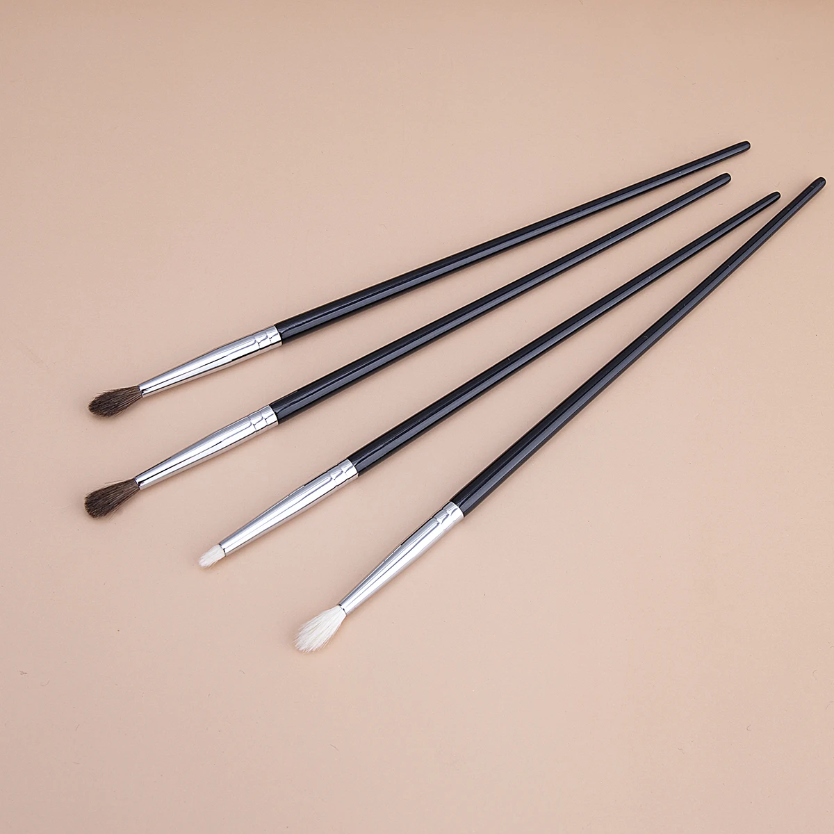 Small Crease Brush Mini Pointed Eyeshadow Blending Makeup Brush Fluffy Goat Hair / Horse Hair Precise Tapered Crease Makeup Tool