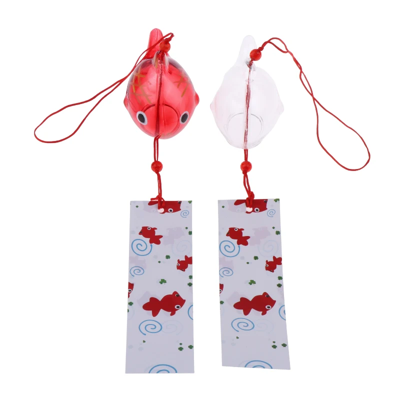 Wind Chime Chimes Japanese Glass s Style Goldfish Garden Hanging Outdoor Decor Pendant Furin Decorative Fish Ornament