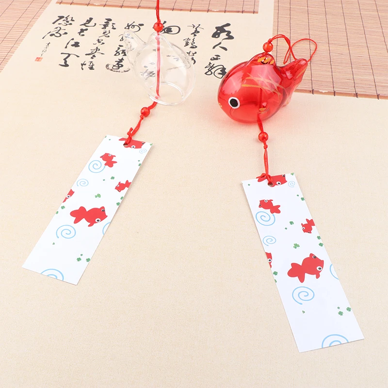 Wind Chime Chimes Japanese Glass s Style Goldfish Garden Hanging Outdoor Decor Pendant Furin Decorative Fish Ornament