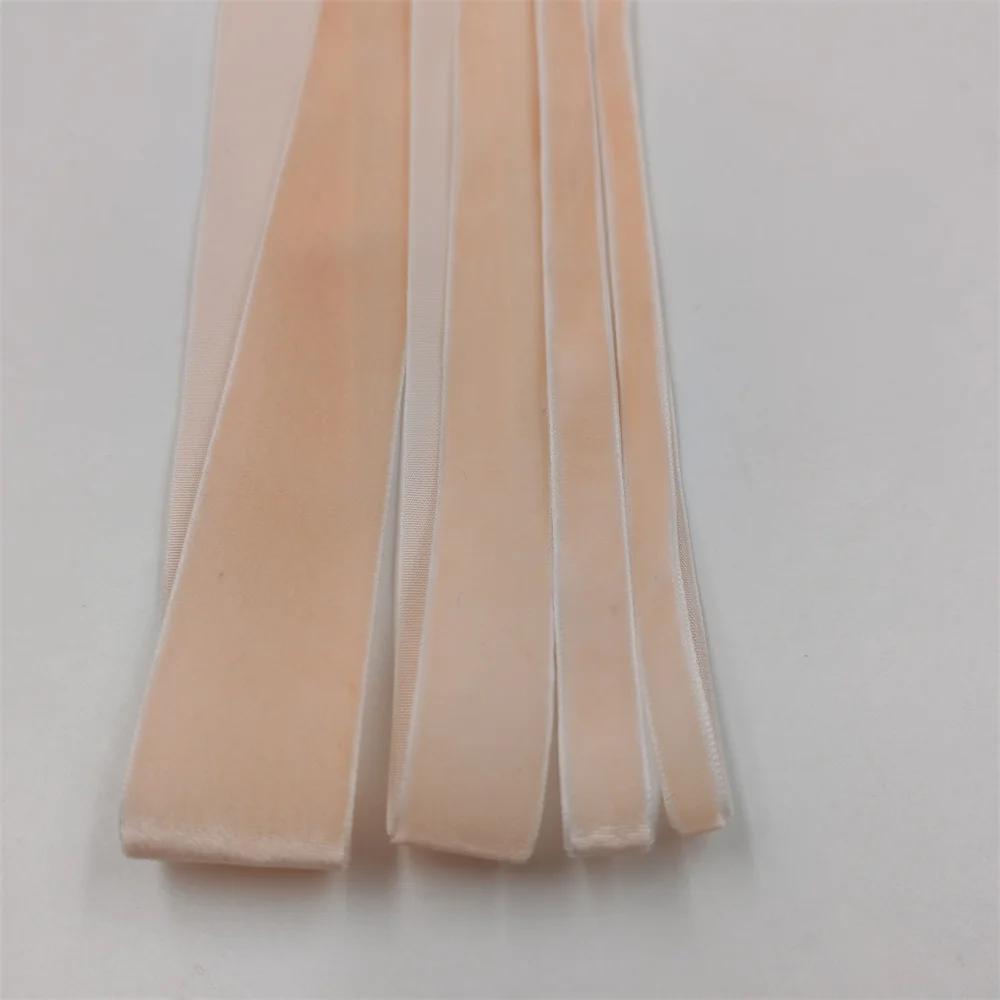 6-25mm Velvet Ribbon Single Face Wedding Party Decoration Handmade Ribbon Gift Wrapping Hair Bowknot DIY Christmas Inelastic