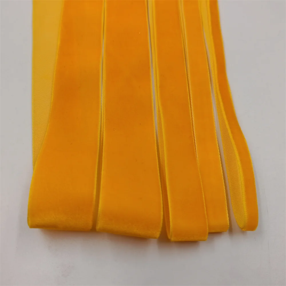 6-25mm Velvet Ribbon Single Face Wedding Party Decoration Handmade Ribbon Gift Wrapping Hair Bowknot DIY Christmas Inelastic