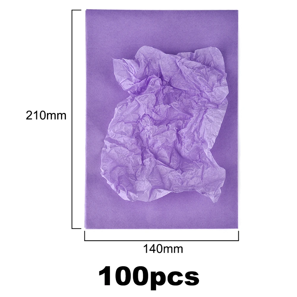 Liner Tissue Paper 100pcs A4/A5 for Clothing Shirt Shoes DIY Handmade Translucent Wine Wrapping Papers Gift Packaging