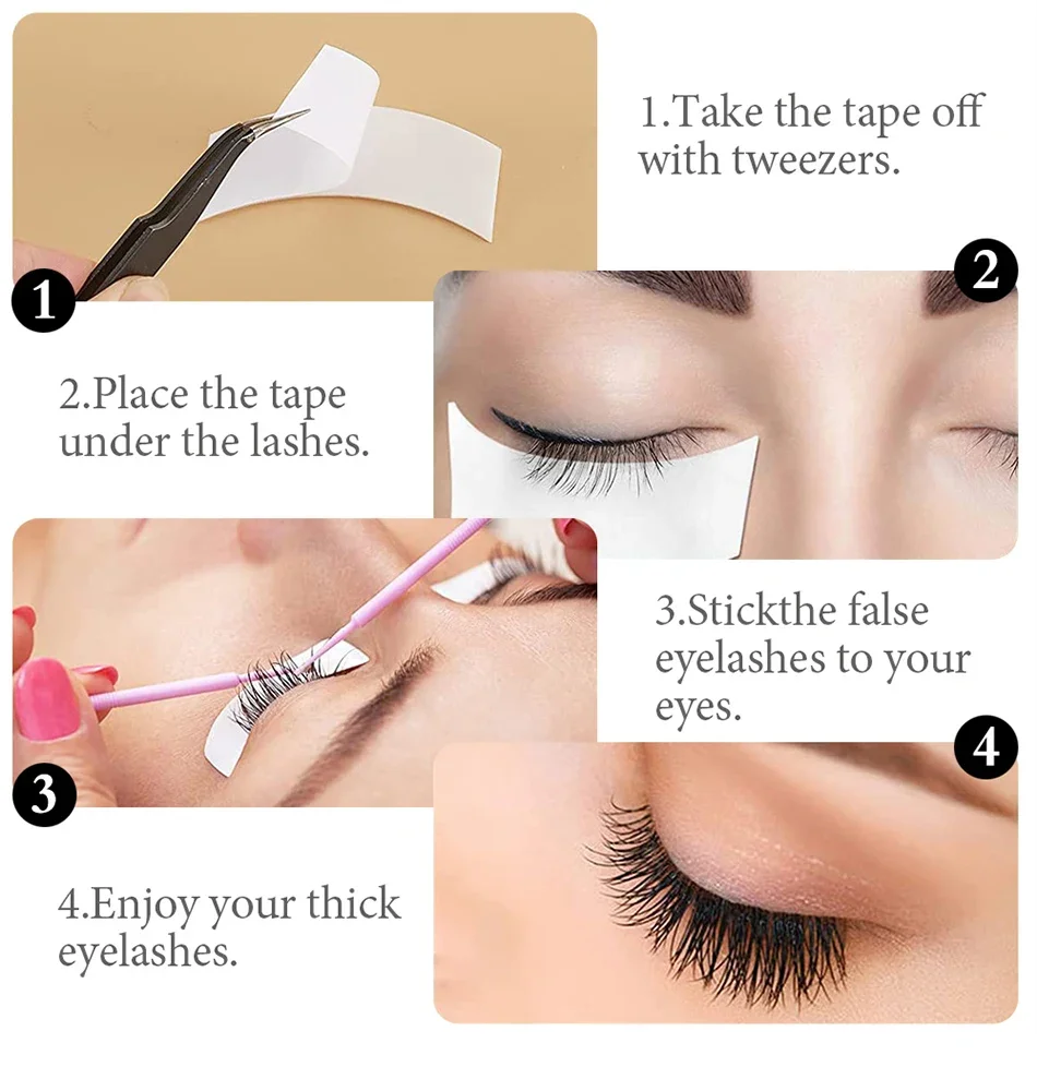 110Pcs/Roll Eye Tapes Under Eye Patches Foam Eyelash Gel Pads Adhesive Tape Eyelash Extension Stickers Eyepad Makeup Accessories