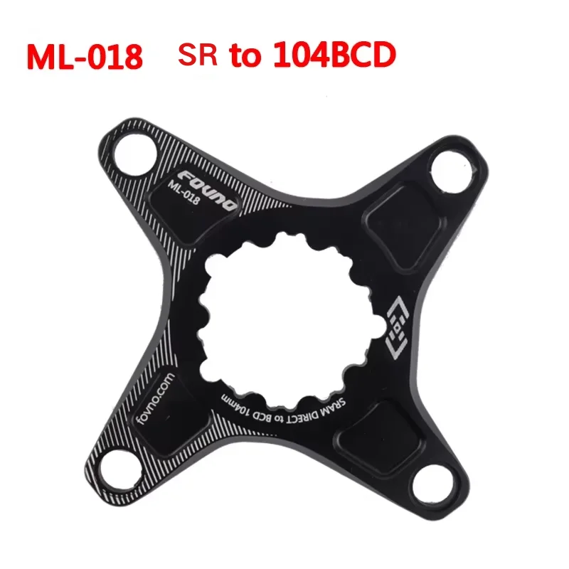 FOVNO Chainring Adapter 3bolt for SR Spider to 104BCD 110BCD forSHIMANO Direct Mount Converter M6100 M7100 M8100 M9100 12S MTB