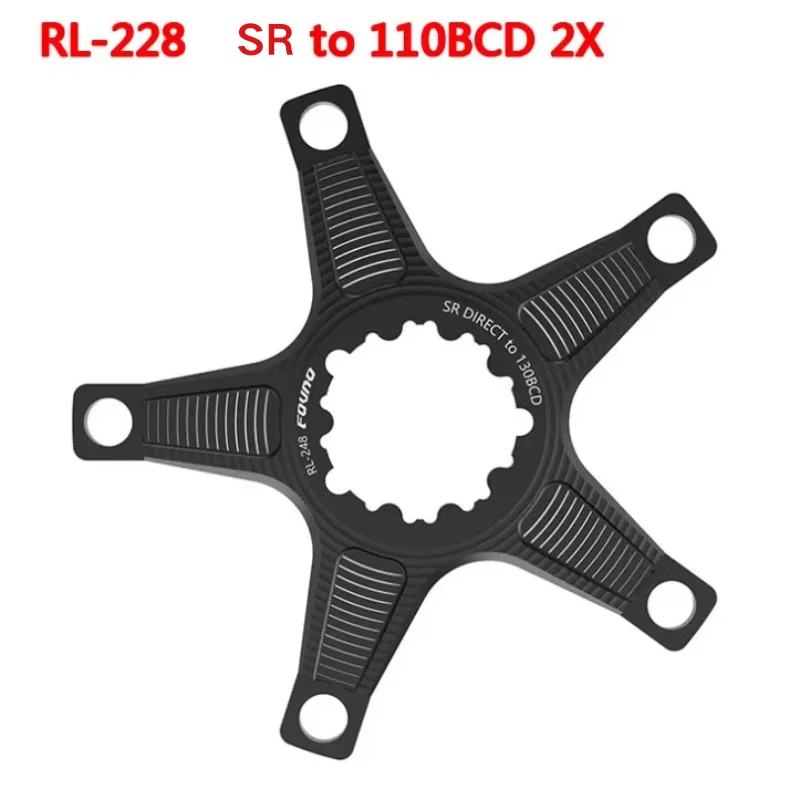 FOVNO Chainring Adapter 3bolt for SR Spider to 104BCD 110BCD forSHIMANO Direct Mount Converter M6100 M7100 M8100 M9100 12S MTB