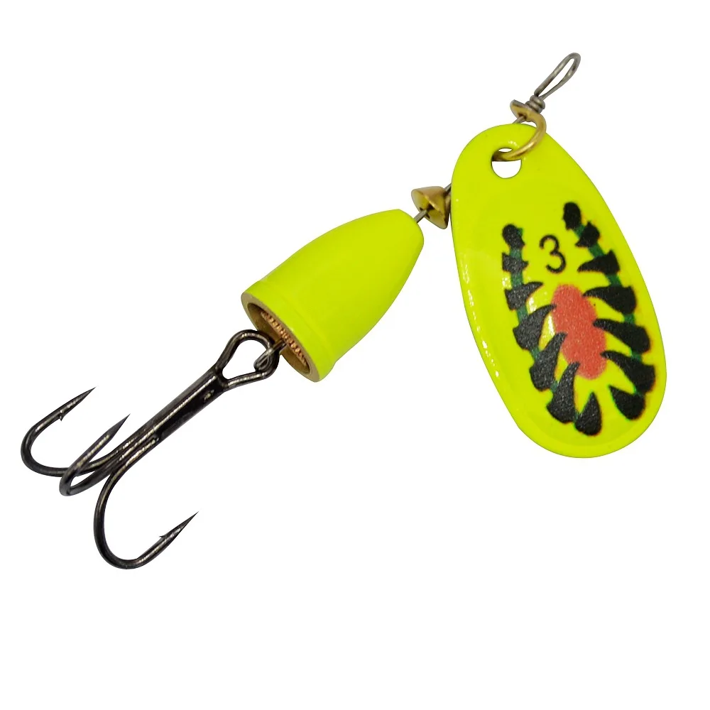 Fishing Lure Spinner Bait Copper Bell Artificial Metal Lures 8g Compound Baits Rotation Sequins 1 Piece SALE