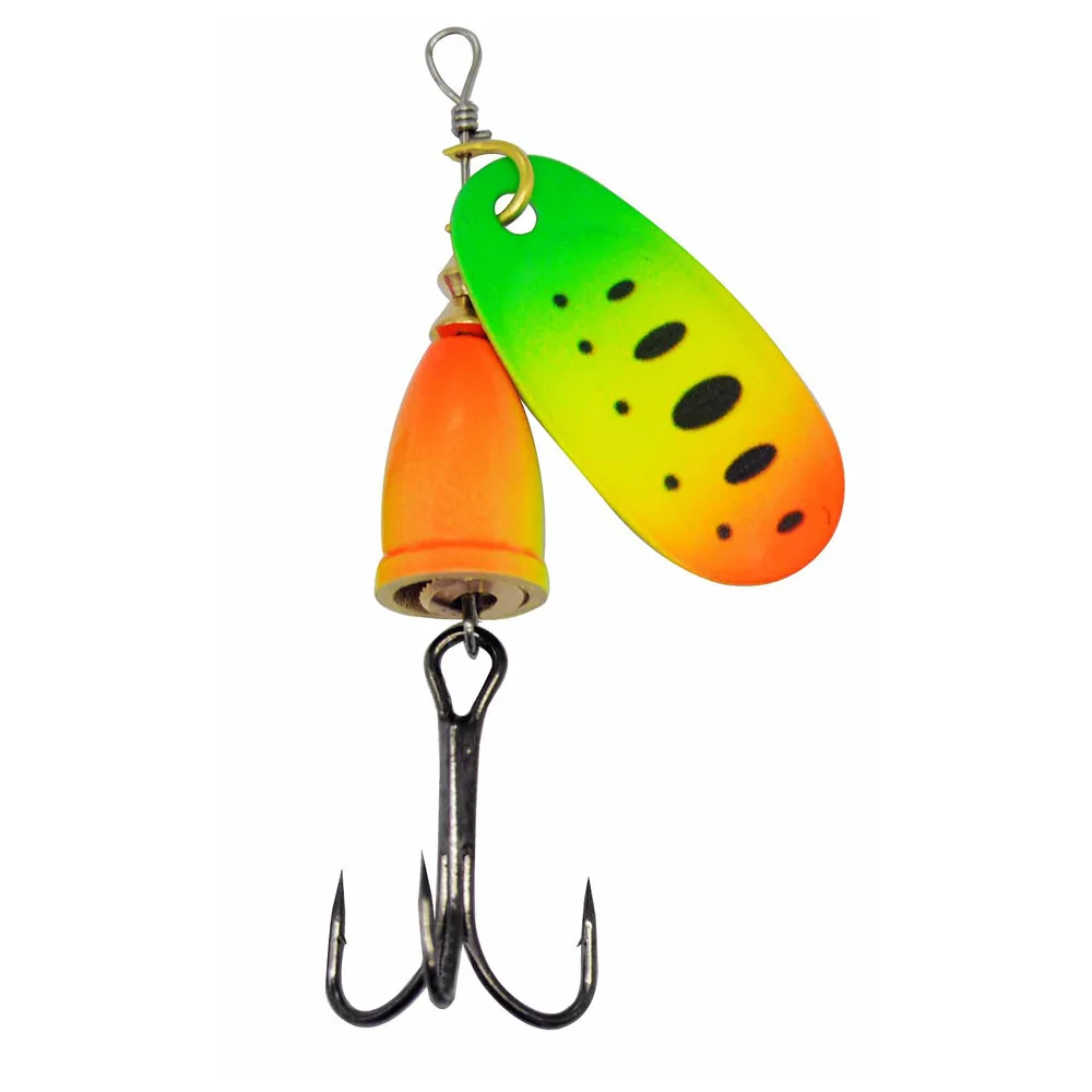 Fishing Lure Spinner Bait Copper Bell Artificial Metal Lures 8g Compound Baits Rotation Sequins 1 Piece SALE