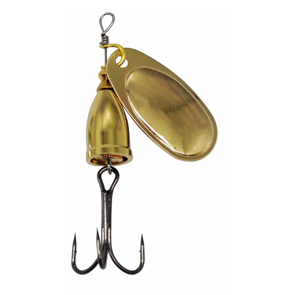 Fishing Lure Spinner Bait Copper Bell Artificial Metal Lures 8g Compound Baits Rotation Sequins 1 Piece SALE
