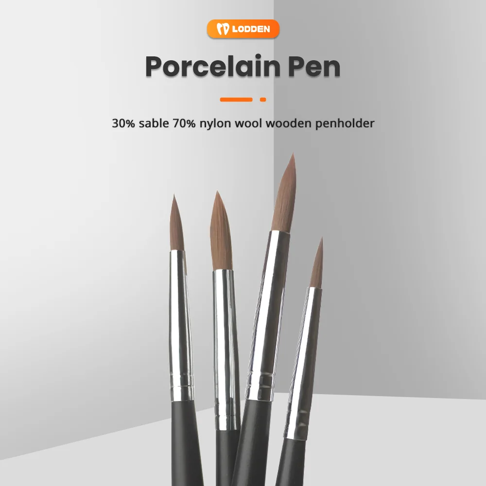 Dental Lab Porcelain Brush Pen for Dental Teeth Tools Dentist Shaping Plastic Glaze Interdental Brush Pen Ceramic Brush Pen