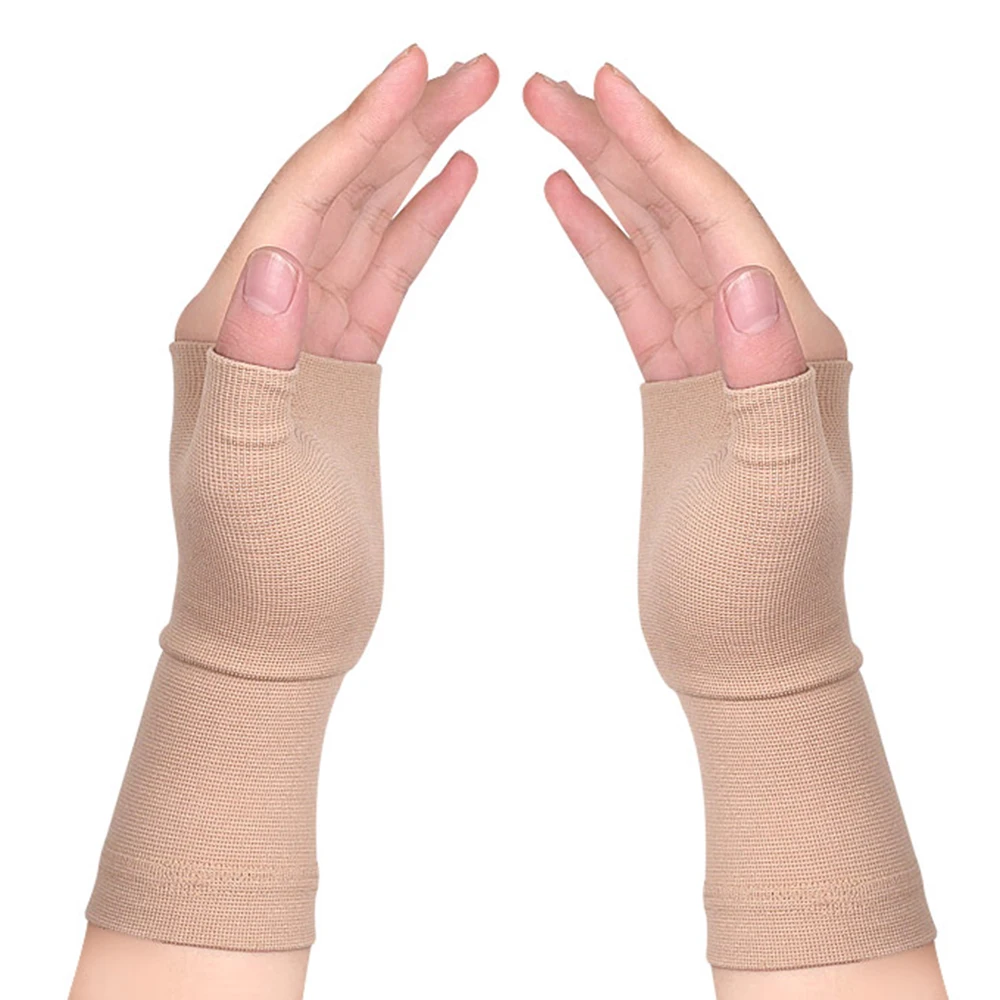 1pair Compression Wrist Thumb Band Belt Carpal Tunnel Hands Wrist Support Brace Strap Sleeve Golf Tenosynovitis Arthritis Gloves