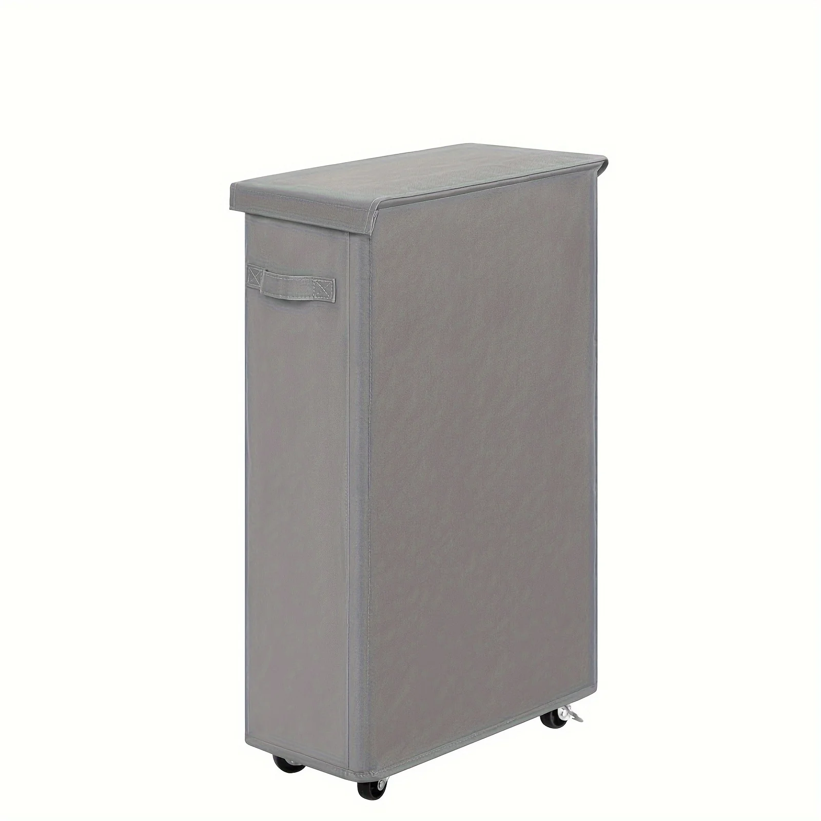 1PC Laundry Basket With Wheels And Lid,Closed Laundry Hamper,Suitable For Bedrooms,Bathtubs,Laundry,Dormitories