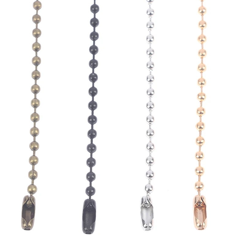 1PC New Original 100cm Stainless Steel Copper Switch Chain For Ceiling Fan Lights, Wall Lamp, Table Lamp, And Etc