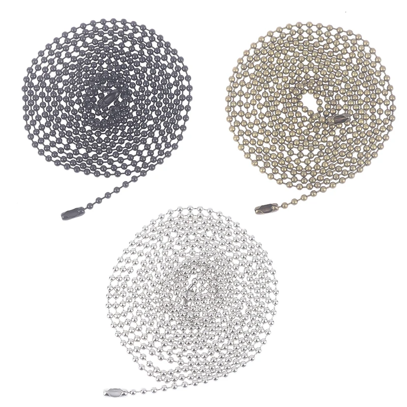 1PC New Original 100cm Stainless Steel Copper Switch Chain For Ceiling Fan Lights, Wall Lamp, Table Lamp, And Etc