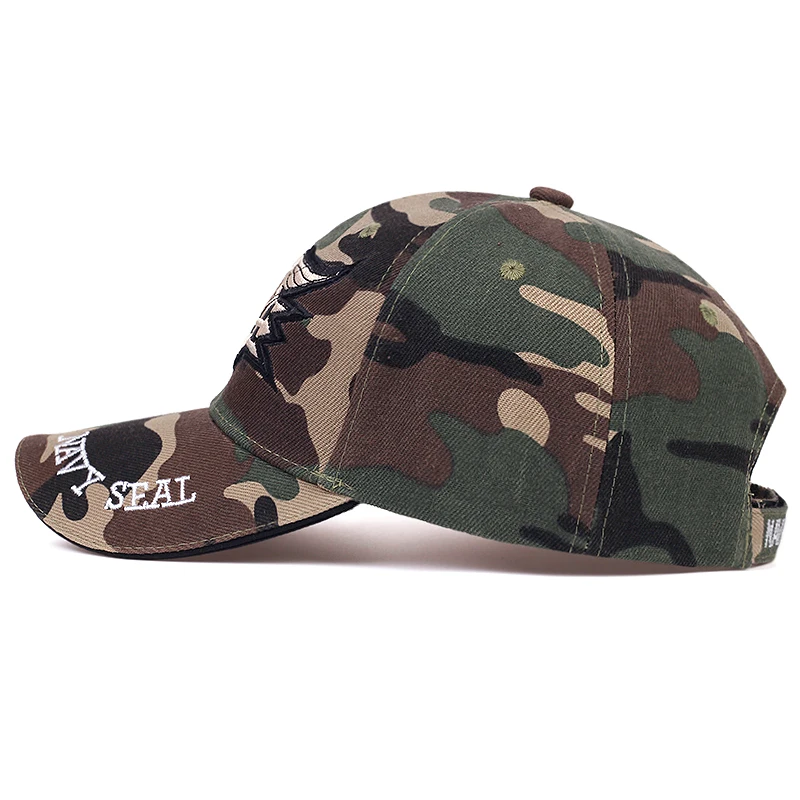 Unisex Seal Assault Team Embroidery Baseball Caps Spring and Autumn Outdoor Adjustable Casual Hats Sunscreen Hat