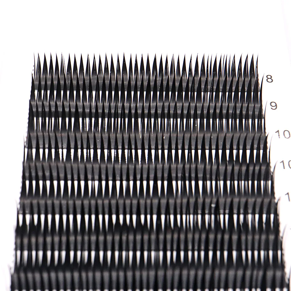 Wet Eyelash Extension 0.03mm 0.07mm Spikes Lashes Manga Lashes Wispy Cosplay Premade Russian A Shape Natural Eyelashes Supplies
