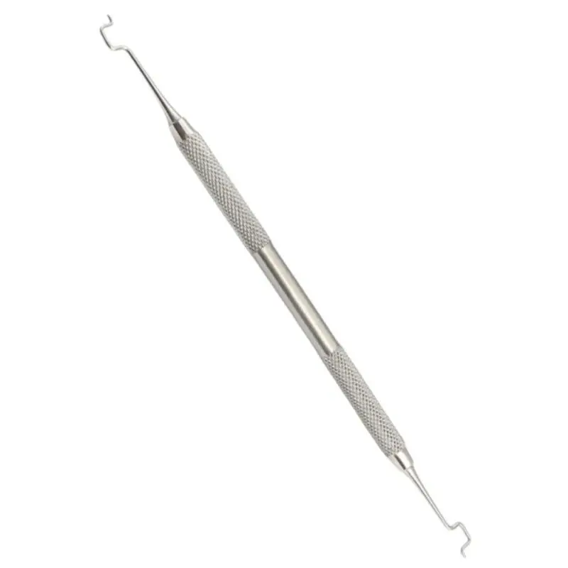 Dental Stainless Steel Ligature Tie Placement Tool Orthodontic Twirl-on Module Elastic Ligation Ring Holder Dentistry Instrument