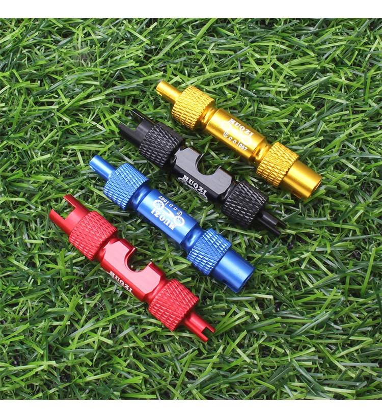 MUQZI MTB Road Bike Schrader Presta Valve Removal Wrench Multifunction Tire Valve Installation Spanner Valve Core Tool