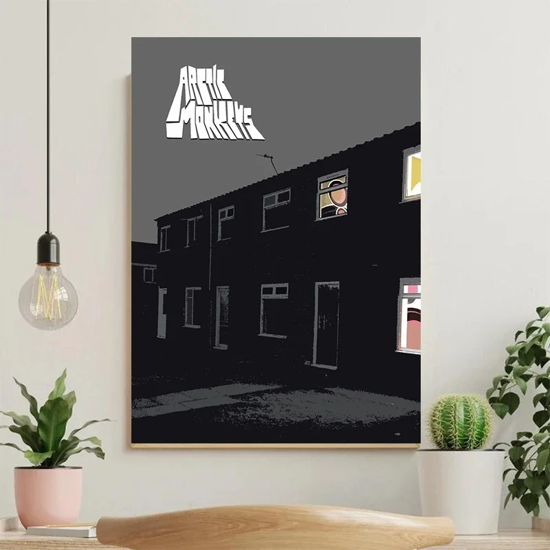 Vintage Arctic Monkeys Rock Band Music Cover Series Art Posters Canvas Painting Wall Prints Pictures for Living Room Home Decor