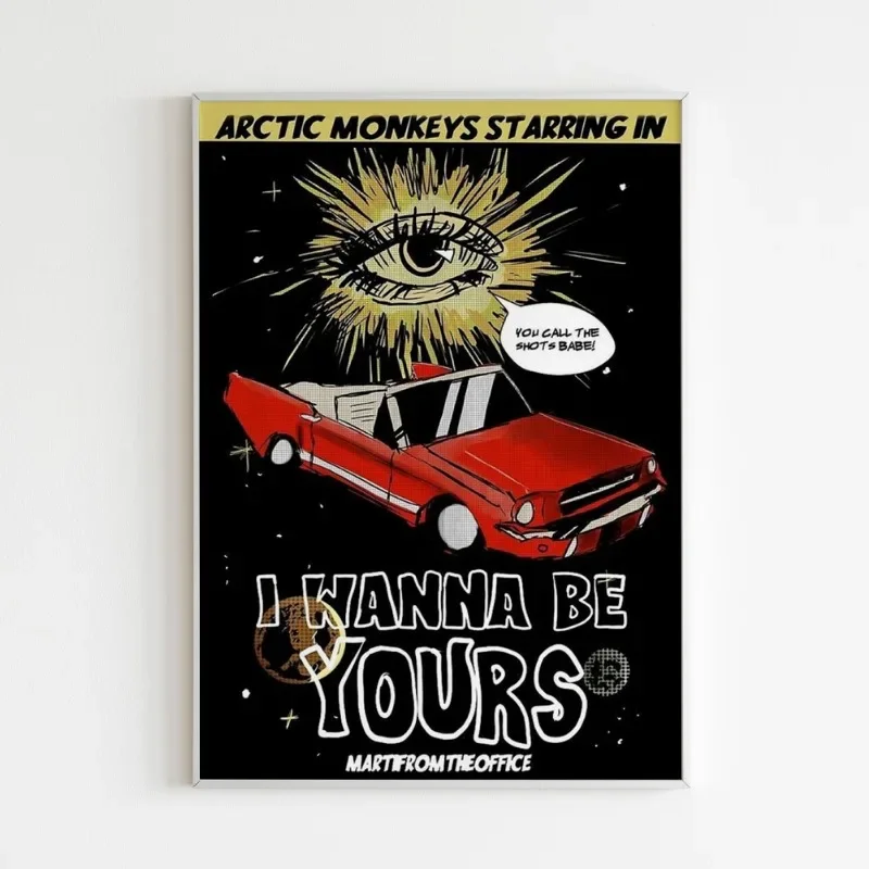 Vintage Arctic Monkeys Rock Band Music Cover Series Art Posters Canvas Painting Wall Prints Pictures for Living Room Home Decor