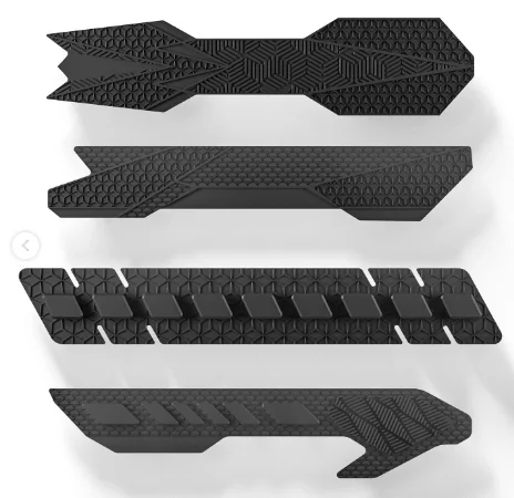 ENLEE 3D MTB Road Bike Silicone Chain Bicycle Frame Guards Self-Adhesive Bike Frame Cover Protection For Scratch Accessories
