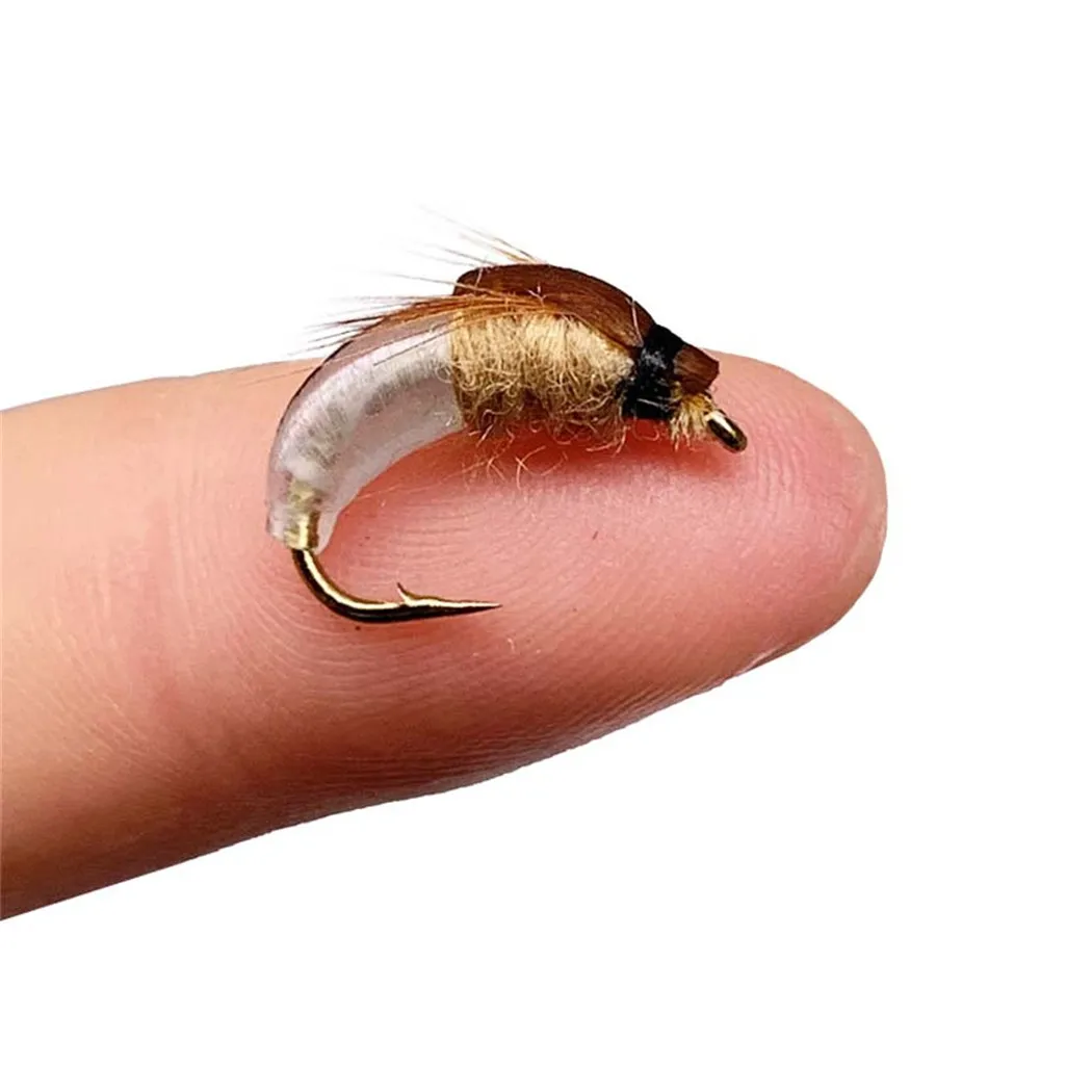 Fishing Lures-6/9Pcs/Box Realistic Nymph Scud Fly for Trout Fishing Fly Tying Artificial Bait Lure