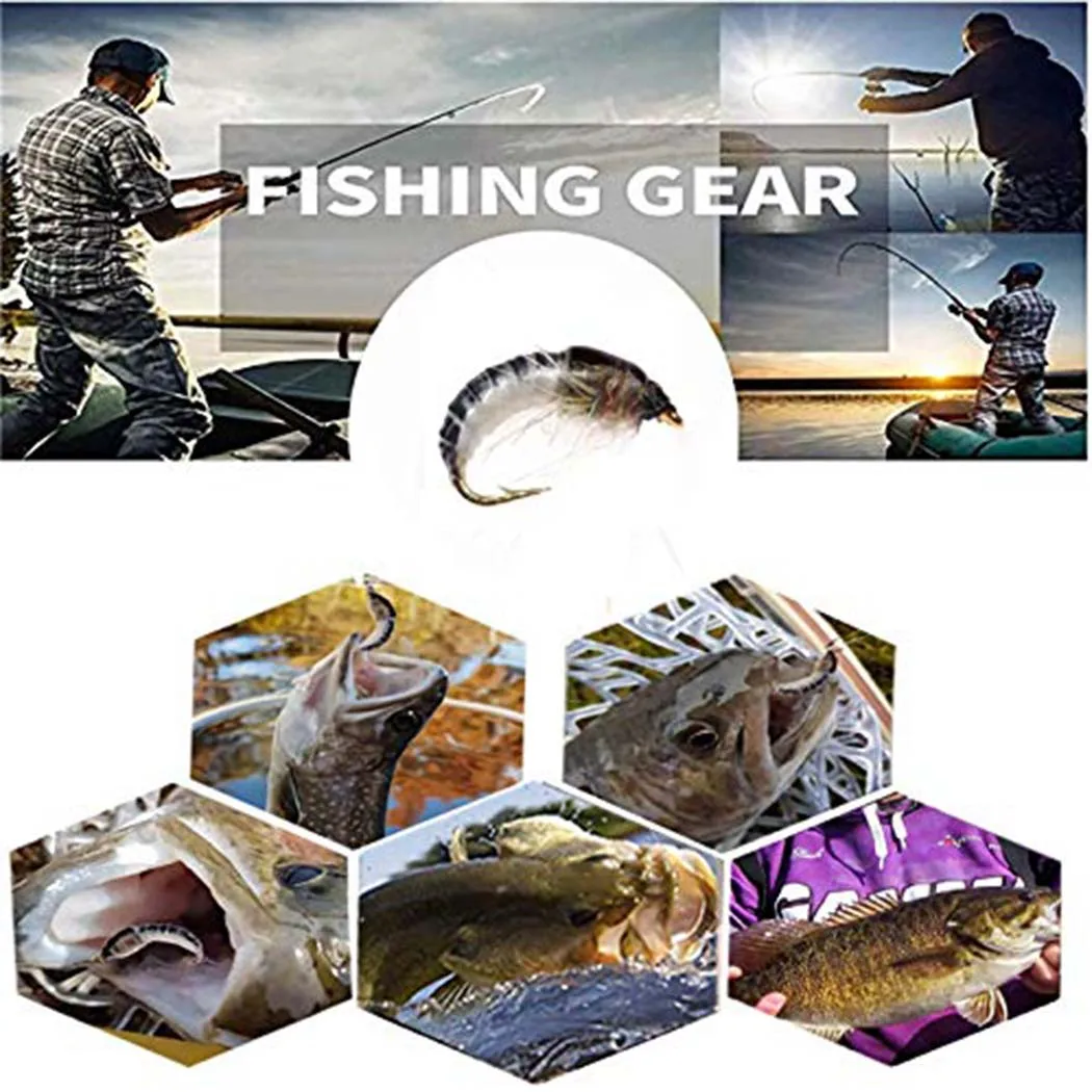 Fishing Lures-6/9Pcs/Box Realistic Nymph Scud Fly for Trout Fishing Fly Tying Artificial Bait Lure