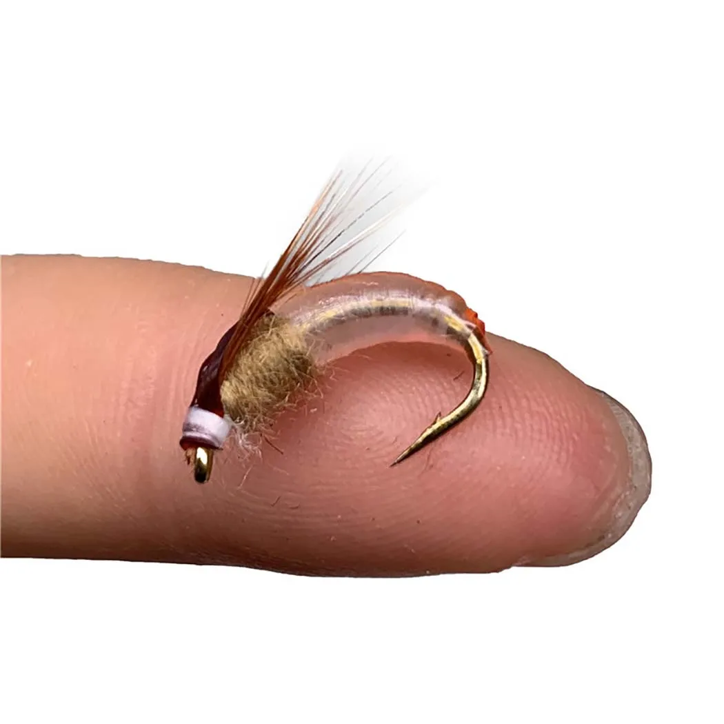 Fishing Lures-6/9Pcs/Box Realistic Nymph Scud Fly for Trout Fishing Fly Tying Artificial Bait Lure