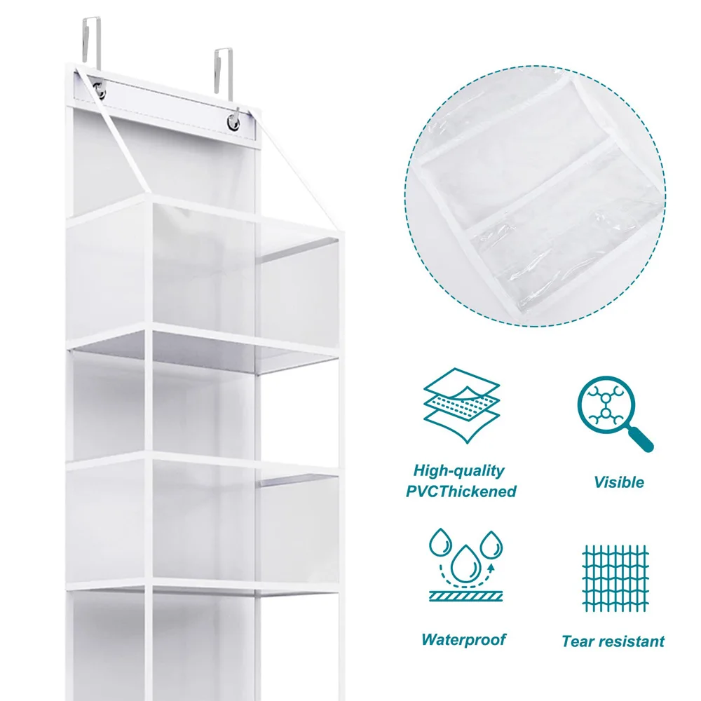 Multi-functional Fabric Hanging Bag for Behind the Door Multi-layer Storage Hanging Bag Miscellaneous Organizer Storage Hanging