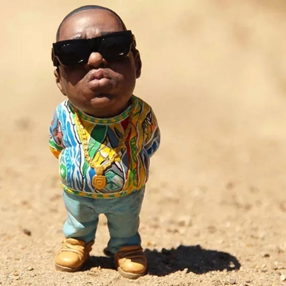 1 Pcs Hip Hop Legend Commemorative Resin Ornaments Home Decoration Memorial Statue Crafts Characters Sculptures and Figurines