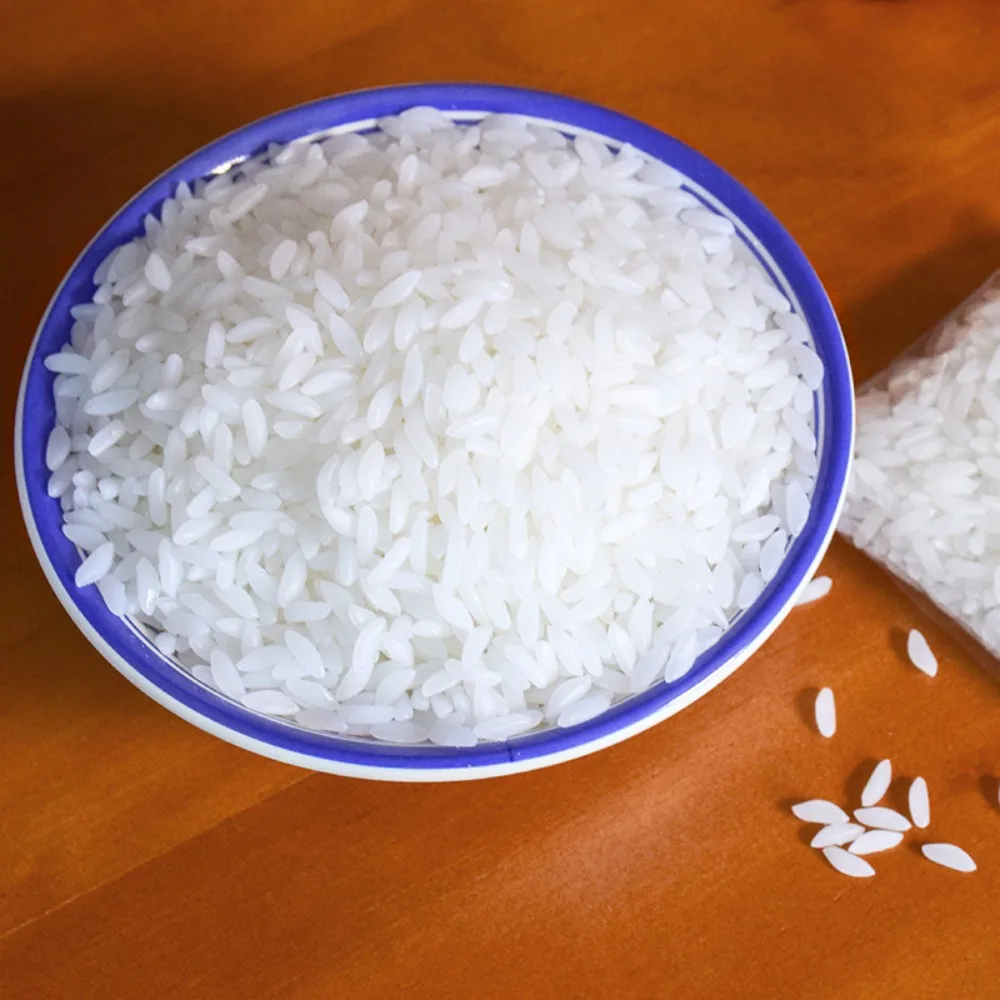 40g PVC Simulated Rice Grains Display Props Artificial Fake Food White Rice Festive Party Window Cabinet Decor Photography Props