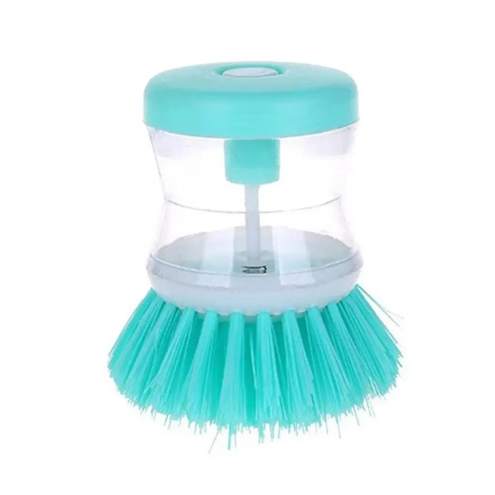 Kitchen Wash Pot Dish Brush Astronaut Washing Utensils With Automatic Soap Liquid Dispenser Household Cleaning Accessories