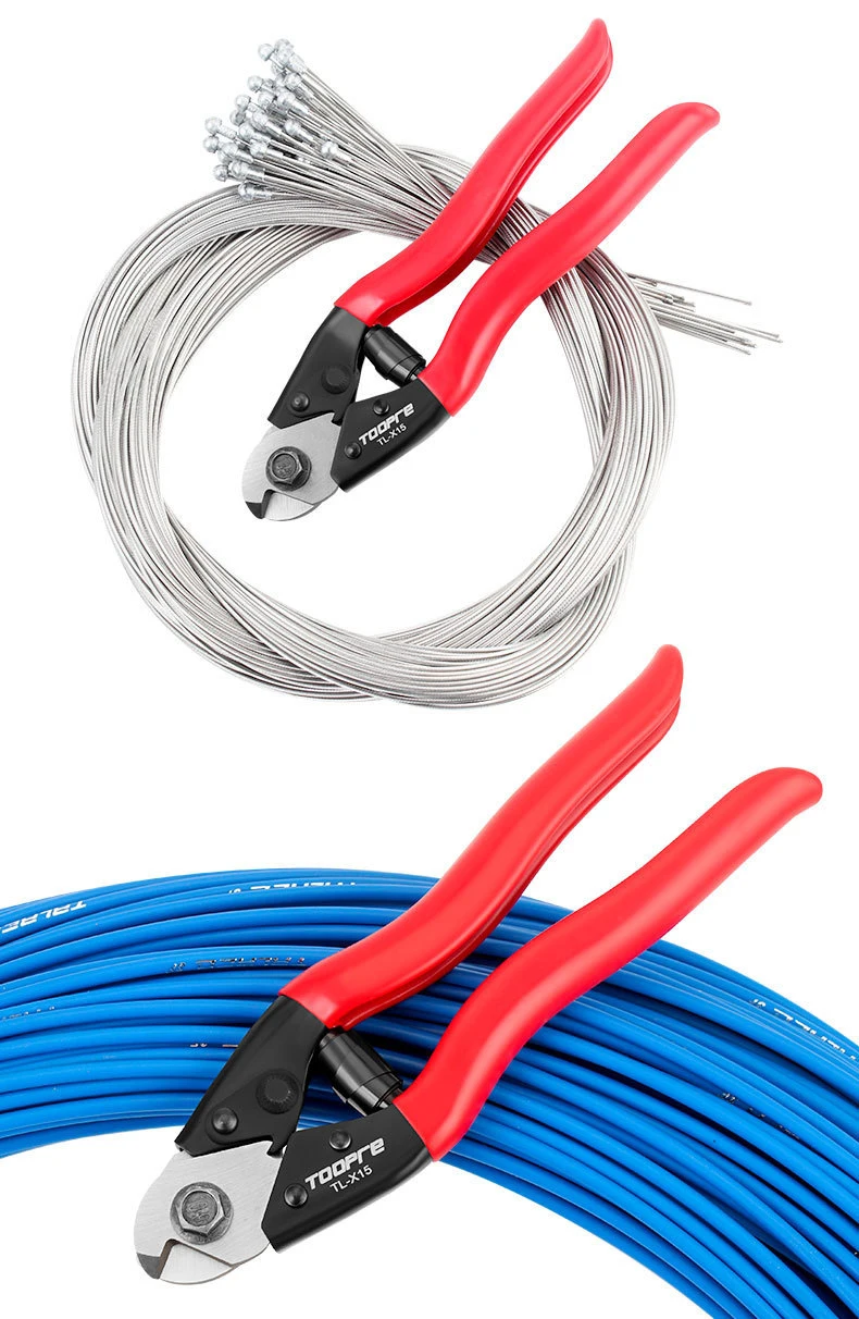 TOOPRE Bicycle Brake Line Pipe Cutting Pliers, Mountain Bike Variable Speed Line Pipe Inner Wire Cutting Tool