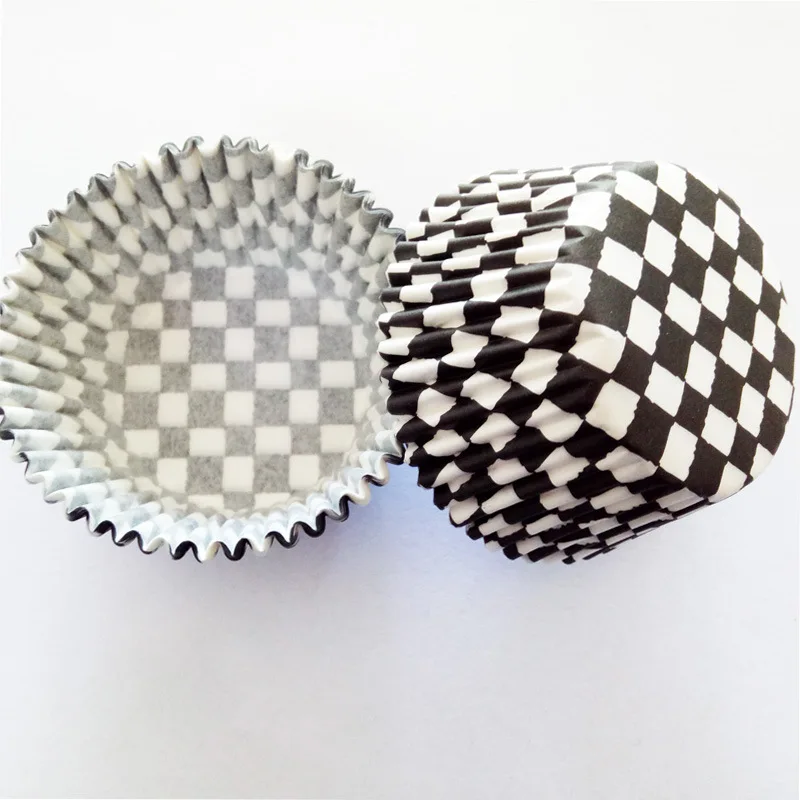 Racing Car Theme Party Decoration Checkered Paper Cups Cake Toppers For Race Theme Party Decor Car Theme Birthday Party Supplies