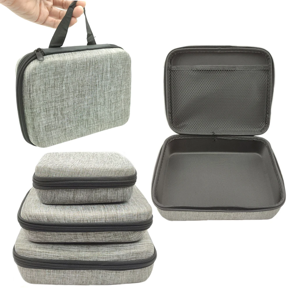 Multi-Size EVA Hard Storage Box Travel Zipper Bag Shockproof Outdoor Tools Bag For Earphone Storage Case Accessories