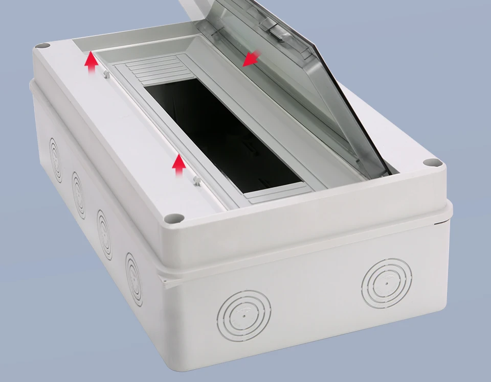 XIONGISOLAR HT Series Junction Box 2/3/5/8/12/15/18/24WAY PC Plastic Outdoor Electrical IP65 Waterproof Distribution Box
