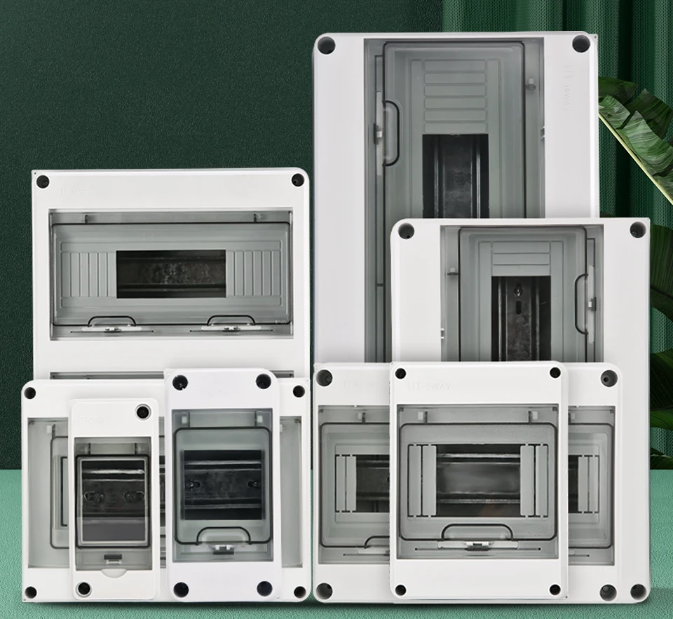 XIONGISOLAR HT Series Junction Box 2/3/5/8/12/15/18/24WAY PC Plastic Outdoor Electrical IP65 Waterproof Distribution Box