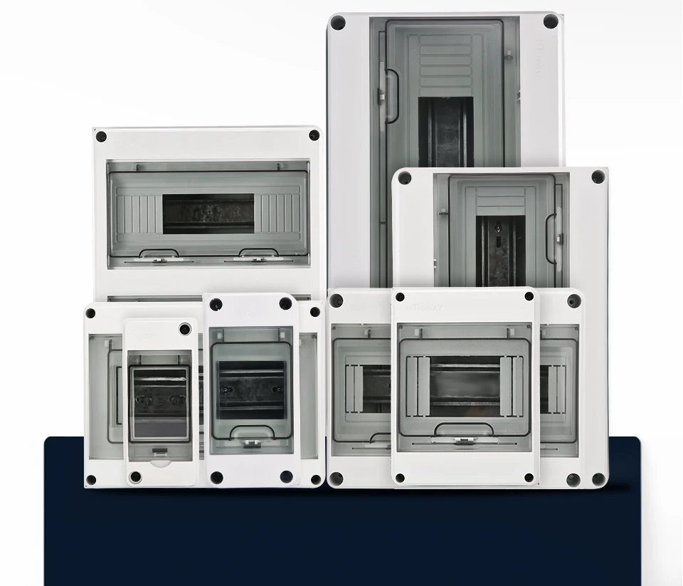 XIONGISOLAR HT Series Junction Box 2/3/5/8/12/15/18/24WAY PC Plastic Outdoor Electrical IP65 Waterproof Distribution Box
