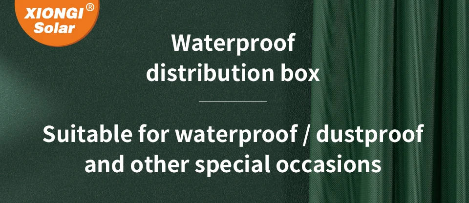 XIONGISOLAR HT Series Junction Box 2/3/5/8/12/15/18/24WAY PC Plastic Outdoor Electrical IP65 Waterproof Distribution Box