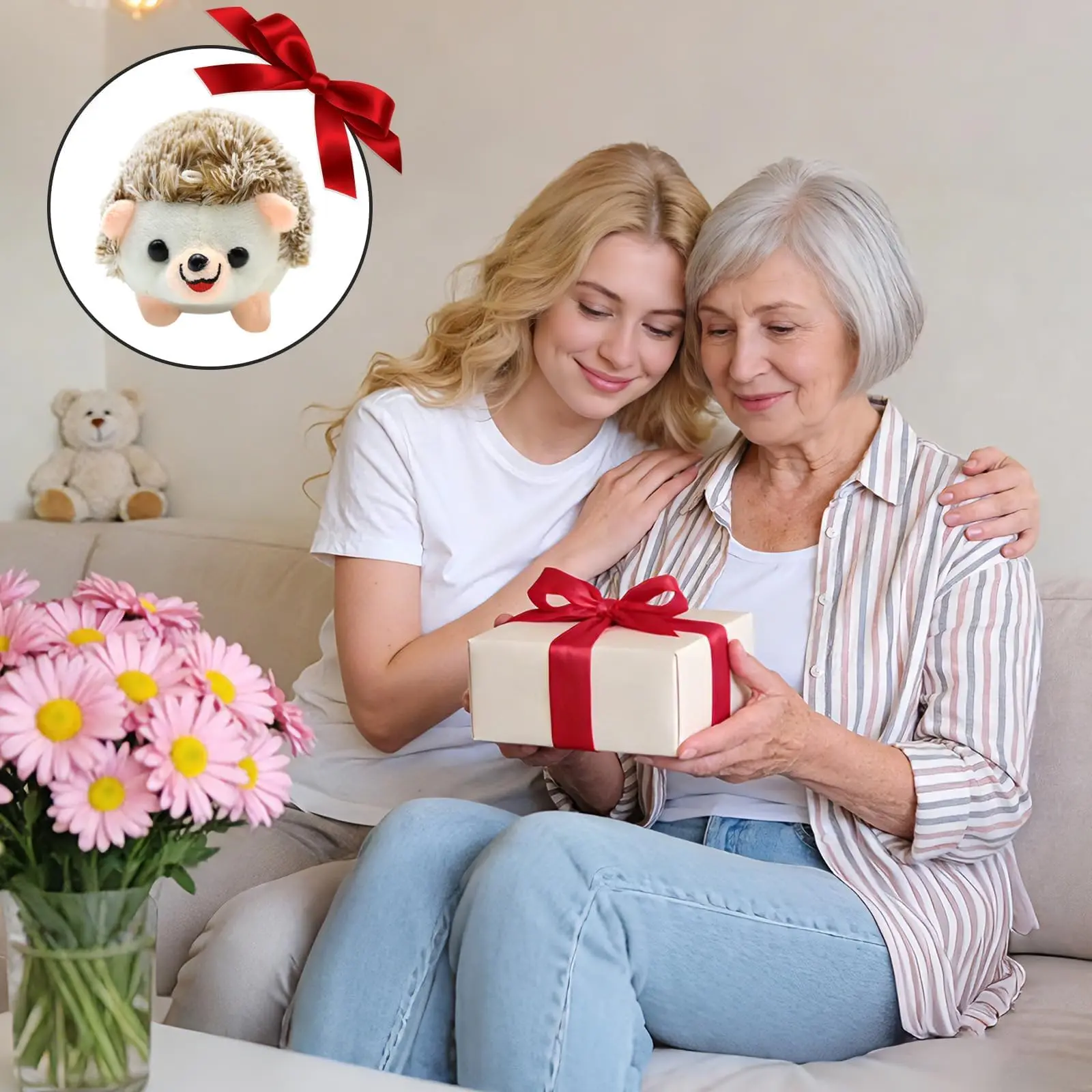 1 Pcs Hedgehog Shape Pin Cushion, Cute Pincushions Lovely Needle Cushions Pins Holder Sewing Accessories Supplies for Quilting