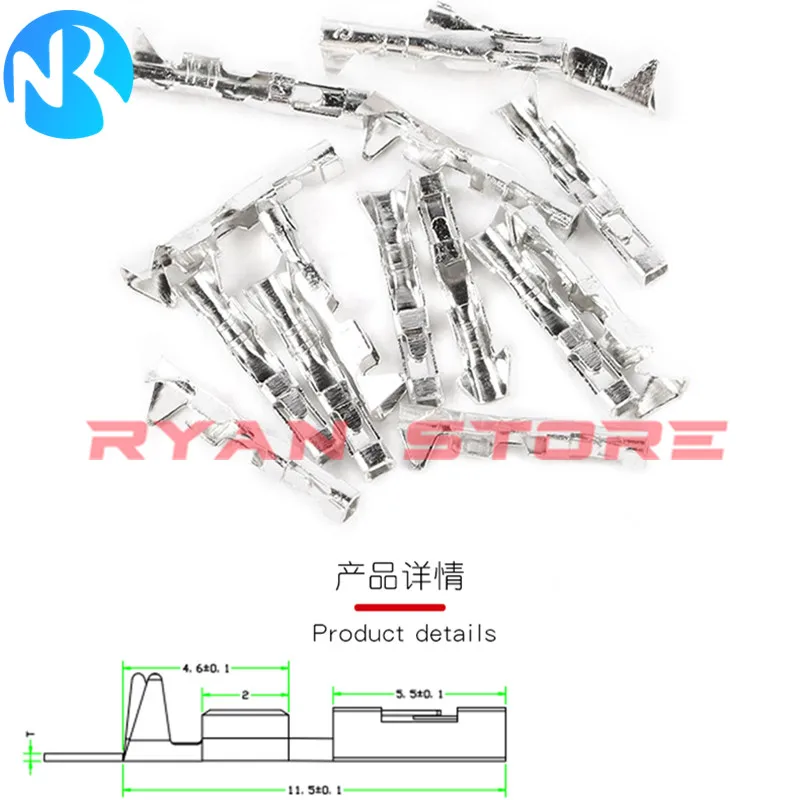 310PCS 2.54MM Dupont Wire Jumper Pin Header Connector Housing Kit Male Crimp Pins+Female Pin Connector Terminal Pitch With Box