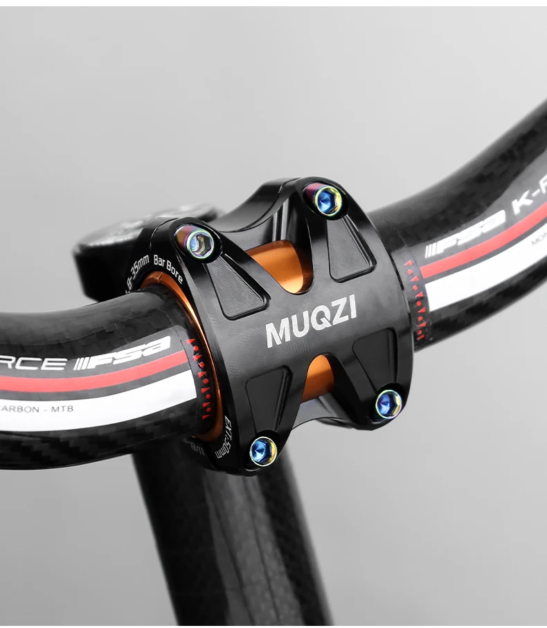 MUQZI 6pcs Stem Bolts M5x17mm Bicycle Handlebar Stem Screw With Washer MTB Road Bike Stem Riser Screw
