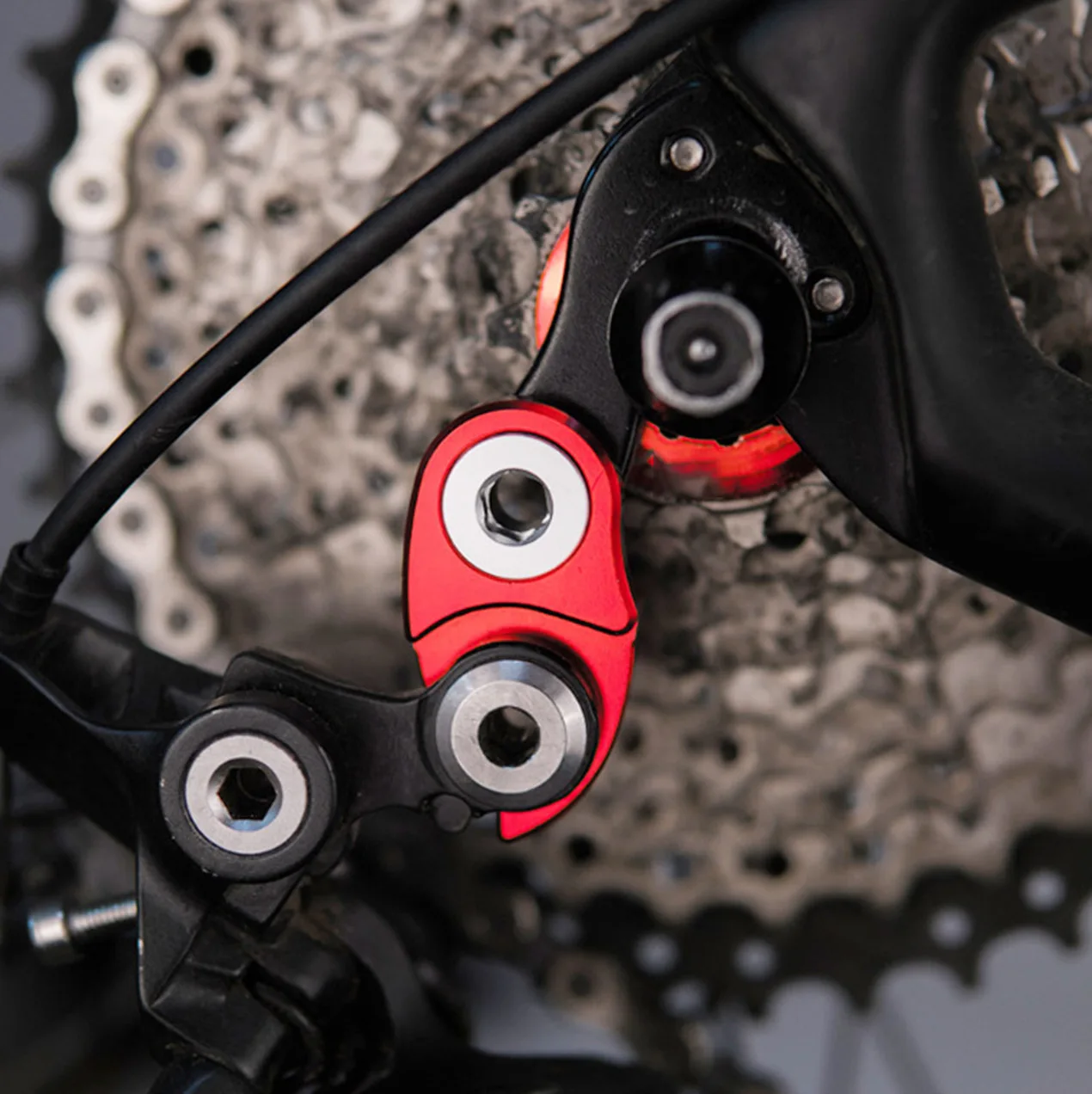 Bicycle Rear Derailleur Hanger Extension Extender Aluminum Road Bike MTB Cycling Frame Gear Tail Hook Extender