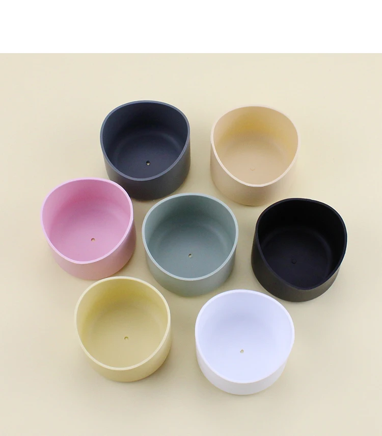 7cm Dia  Anti Scalding Colorful Non-slip Silicone Bottom Boot Water Bottles Beverage Cup Sleeve