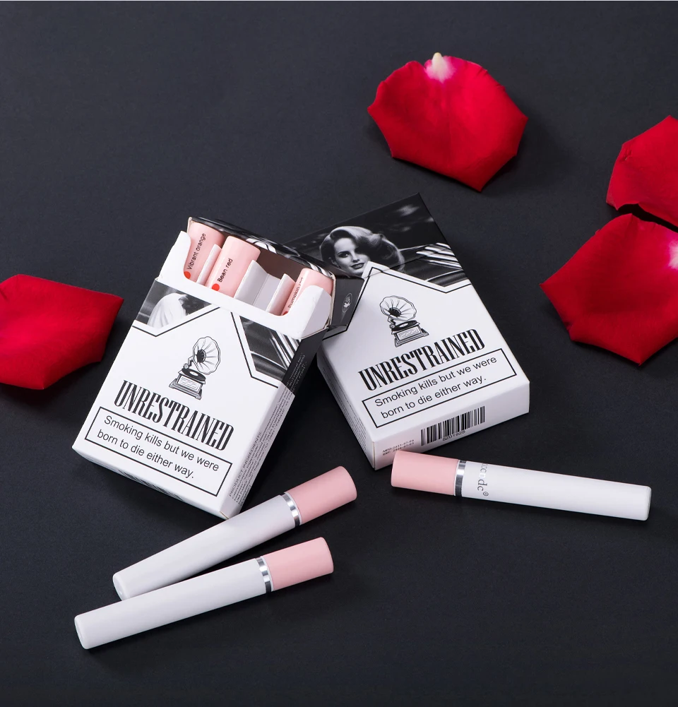 4 Colors Makeup Lipstick Cosmetics Lipstick Set Lip Tint Lip Gloss Waterproof Maquillaje Matte Long Lasting Make Up Pomade Kits
