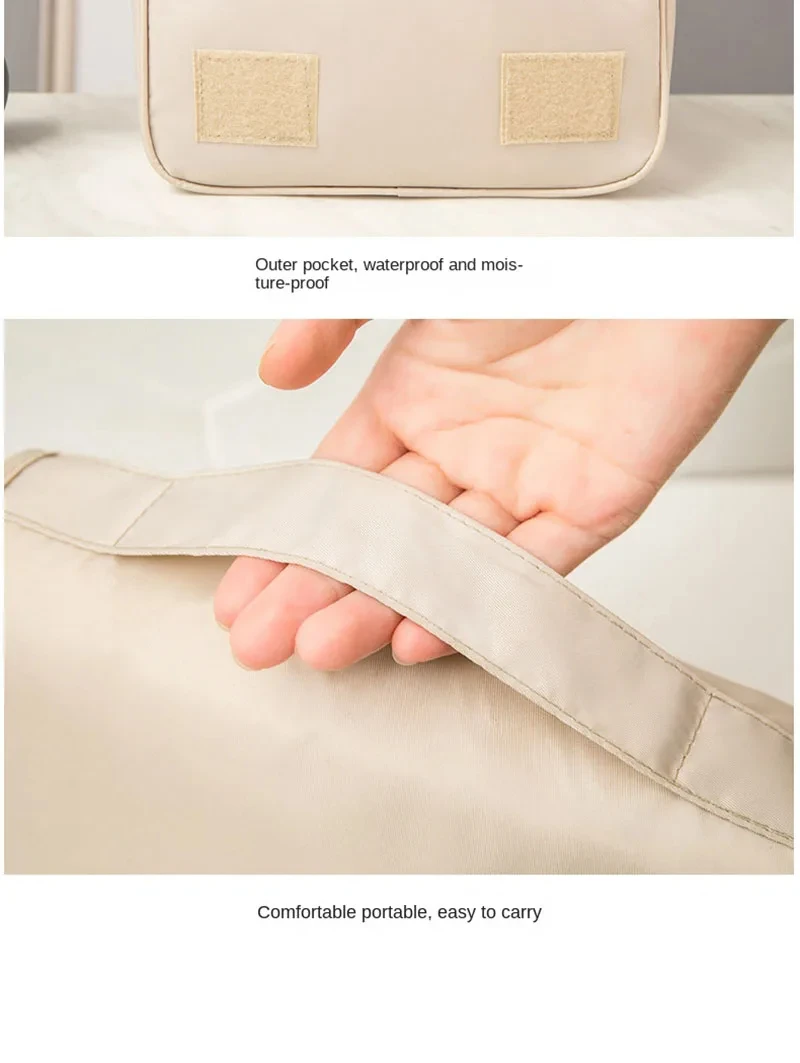 Travel Makeup Bag Waterproof Toiletries Organizer High Quality Women Neceser Bathroom Hook Wash Pouch Hook Makeup Storage Bag