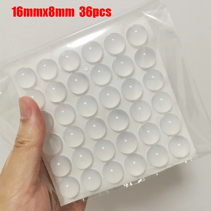 Self-Adhesive Clear Rubber Anti Slip Bumpers Feet Pads Damper Buffer Cabinet Door Silicone Furniture Stop Muffler Wall Protector