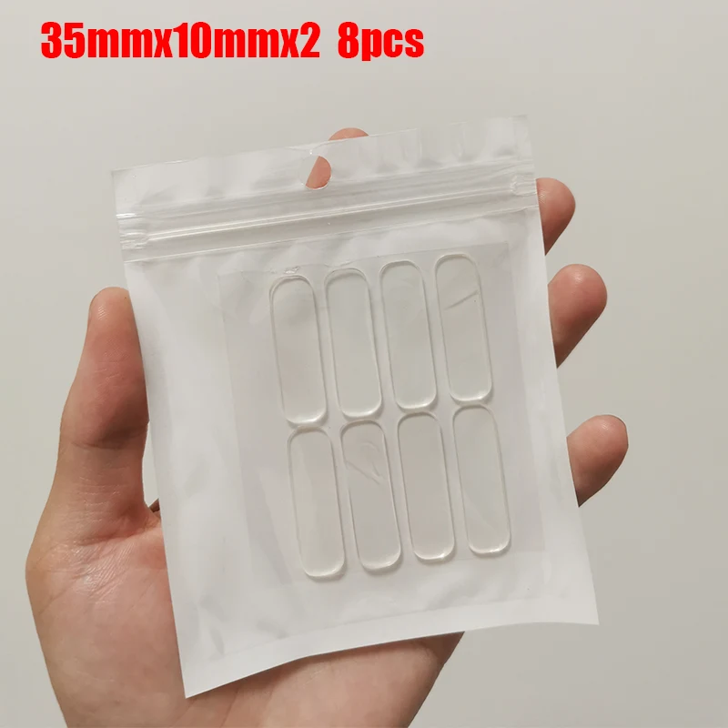 Self-Adhesive Clear Rubber Anti Slip Bumpers Feet Pads Damper Buffer Cabinet Door Silicone Furniture Stop Muffler Wall Protector