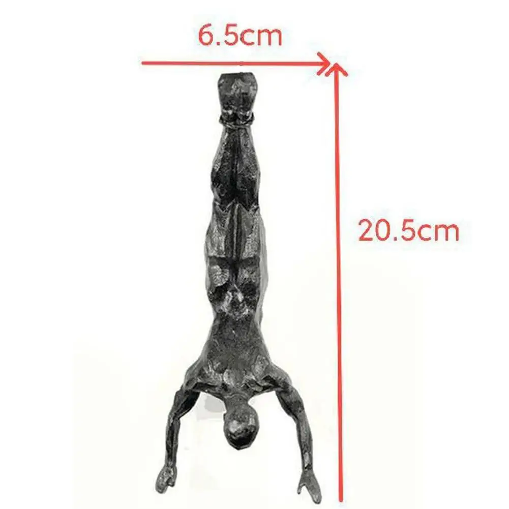 Climbing Athlete Man Art Sports Wall Hanging Ornaments Home Figures Miniatures Rock Climbing Man Resin Sculptures Statue